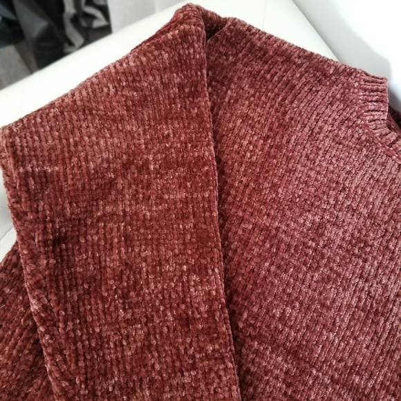 Last1️⃣Cinnamon Chenille Sweater Plush Pullover - Picture 9 of 9